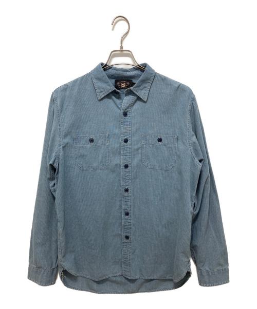 RRL（ダブルアールエル）RRL (ダブルアールエル) デニムシャツ ブルー サイズ:Mの古着・服飾アイテム
