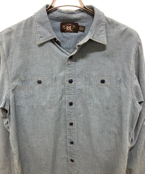 RRL（ダブルアールエル）RRL (ダブルアールエル) デニムシャツ ブルー サイズ:Mの古着・服飾アイテム