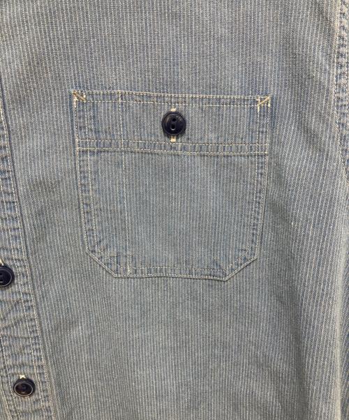 RRL（ダブルアールエル）RRL (ダブルアールエル) デニムシャツ ブルー サイズ:Mの古着・服飾アイテム