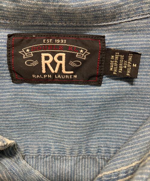 RRL（ダブルアールエル）RRL (ダブルアールエル) デニムシャツ ブルー サイズ:Mの古着・服飾アイテム