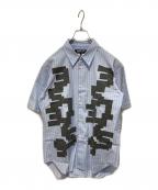 COMME des GARCONS HOMME DEUXコムデギャルソン オム ドゥ）の古着「半袖シャツ」｜ブルー