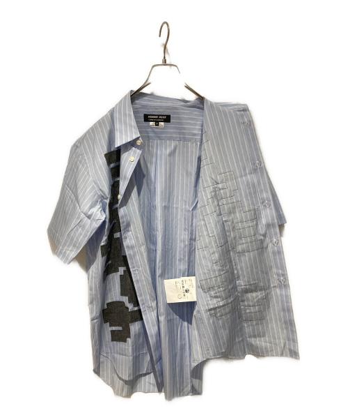 COMME des GARCONS HOMME DEUX（コムデギャルソン オム ドゥ）COMME des GARCONS HOMME DEUX (コムデギャルソン オム ドゥ) 半袖シャツ ブルー サイズ:Mの古着・服飾アイテム