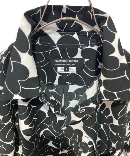 COMME des GARCONS HOMME DEUX（コムデギャルソン オム ドゥ）COMME des GARCONS HOMME DEUX (コムデギャルソン オム ドゥ) 総柄半袖シャツ ブラック サイズ:Mの古着・服飾アイテム