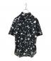 COMME des GARCONS HOMME DEUX（コムデギャルソン オム ドゥ）の古着「総柄半袖シャツ」｜ブラック