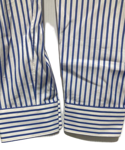 COMME des GARCONS HOMME DEUX（コムデギャルソン オム ドゥ）COMME des GARCONS HOMME DEUX (コムデギャルソン オム ドゥ) ストライプシャツ ブルー サイズ:Mの古着・服飾アイテム