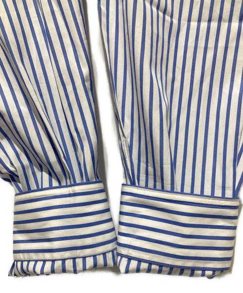 COMME des GARCONS HOMME DEUX（コムデギャルソン オム ドゥ）COMME des GARCONS HOMME DEUX (コムデギャルソン オム ドゥ) ストライプシャツ ブルー サイズ:Mの古着・服飾アイテム