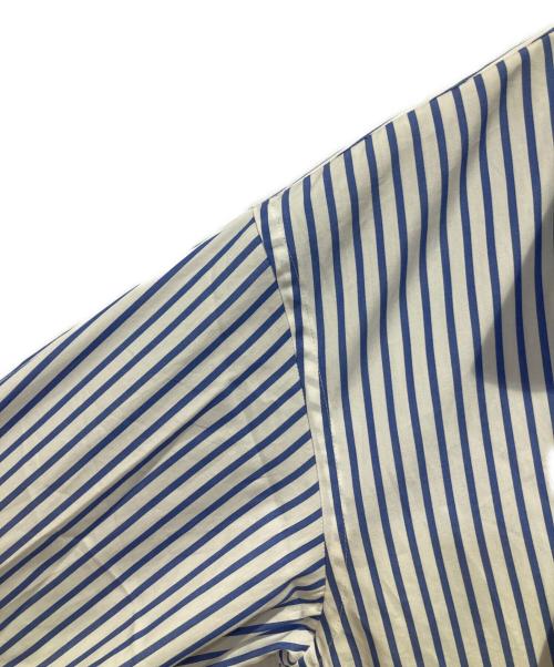 COMME des GARCONS HOMME DEUX（コムデギャルソン オム ドゥ）COMME des GARCONS HOMME DEUX (コムデギャルソン オム ドゥ) ストライプシャツ ブルー サイズ:Mの古着・服飾アイテム