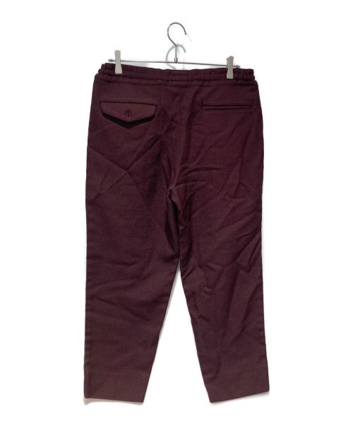 COMME des GARCONS HOMME DEUX（コムデギャルソン オム ドゥ）COMME des GARCONS HOMME DEUX (コムデギャルソン オム ドゥ) ポリ縮絨イージーパンツ ボルドー サイズ:Mの古着・服飾アイテム