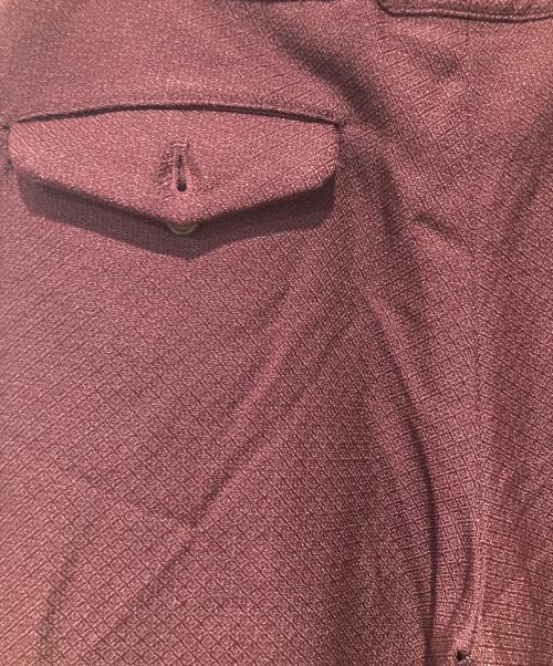 COMME des GARCONS HOMME DEUX（コムデギャルソン オム ドゥ）COMME des GARCONS HOMME DEUX (コムデギャルソン オム ドゥ) ポリ縮絨イージーパンツ ボルドー サイズ:Mの古着・服飾アイテム