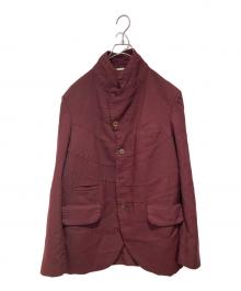 COMME des GARCONS HOMME DEUX（コムデギャルソン オム ドゥ）の古着「縮絨ポリジャケット」｜レッド