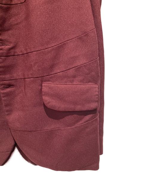 COMME des GARCONS HOMME DEUX（コムデギャルソン オム ドゥ）COMME des GARCONS HOMME DEUX (コムデギャルソン オム ドゥ) 縮絨ポリジャケット レッド サイズ:Mの古着・服飾アイテム