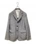 COMME des GARCONS HOMME DEUX（コムデギャルソン オム ドゥ）の古着「T縮絨ポリailored Glen Check Blazer」｜グレー