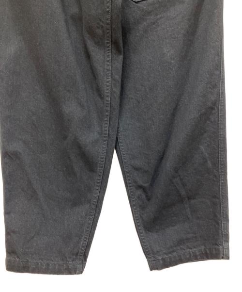 BLACK Scandal Yohji Yamamoto（ブラックスキャンダルヨウジヤマモト）BLACK Scandal Yohji Yamamoto (ブラックスキャンダルヨウジヤマモト) BLACK DENIM NO TUCK WORK PANTS 12OZ ブラック サイズ:2の古着・服飾アイテム