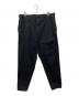 BLACK Scandal Yohji Yamamoto（ブラックスキャンダルヨウジヤマモト）の古着「BLACK DENIM NO TUCK WORK PANTS 12OZ」｜ブラック