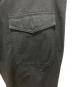 中古・古着 BLACK Scandal Yohji Yamamoto (ブラックスキャンダルヨウジヤマモト) BLACK DENIM NO TUCK WORK PANTS 12OZ ブラック サイズ:2：17000円
