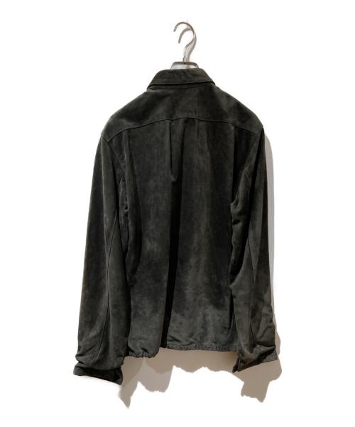 COMME CA BOYS（コムサボーイズ）COMME CA BOYS (コムサボーイズ) スウェードレザーシャツ ブラック サイズ:FREEの古着・服飾アイテム