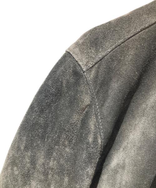COMME CA BOYS（コムサボーイズ）COMME CA BOYS (コムサボーイズ) スウェードレザーシャツ ブラック サイズ:FREEの古着・服飾アイテム