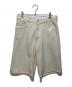 AURALEE（オーラリー）の古着「SILK NEP DENIM 5P WIDE SHORTS」｜ベージュ