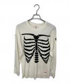 SUPREME×Hanesシュプリーム×ヘインズ）の古着「Bones Thermal Crew」｜ベージュ