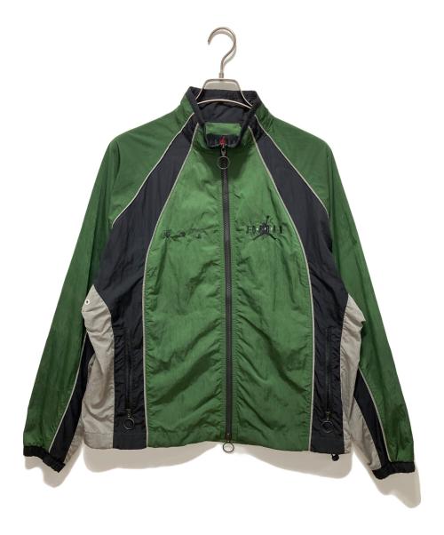 JORDAN（ジョーダン）JORDAN (ジョーダン) OFFWHITE (オフホワイト) Track Jacket グリーン サイズ:Lの古着・服飾アイテム