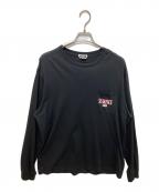 KITH×SCARFACEキス×スカーフェイス）の古着「Statue L/S Pocket Tee」｜ブラック