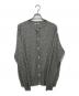 AURALEE（オーラリー）の古着「SUPER FINE CASHMERE SILK CABLE KNIT CARDIGAN」｜グレー