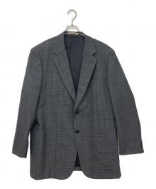 AURALEE（オーラリー）の古着「BLUEFACED WOOL CHECK JACKET #CHARCOAL CHECK」｜グレー