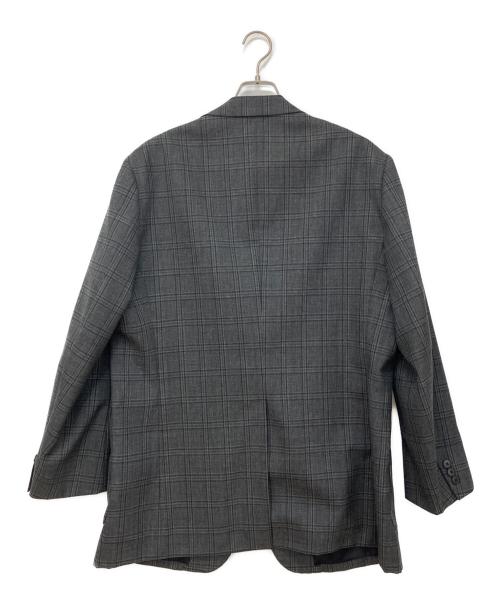 AURALEE（オーラリー）AURALEE (オーラリー) BLUEFACED WOOL CHECK JACKET #CHARCOAL CHECK グレー サイズ:5の古着・服飾アイテム