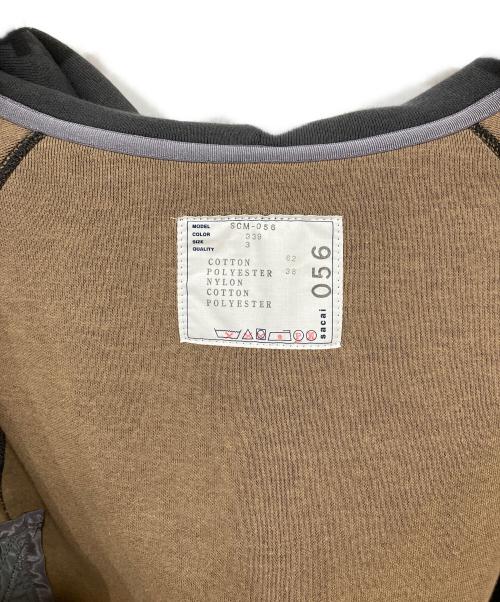 sacai（サカイ）sacai (サカイ) Nylon Twill x Sponge Sweat Hoodie グレー サイズ:3の古着・服飾アイテム