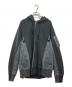 sacai（サカイ）の古着「Nylon Twill x Sponge Sweat Hoodie」｜グレー