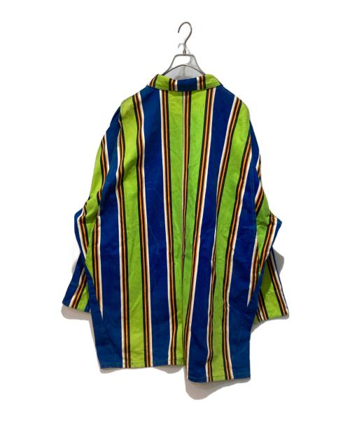 CROSS COLOURS（クロスカラーズ）CROSS COLOURS (クロスカラーズ) カバーオール グリーン×ブルー サイズ:3の古着・服飾アイテム