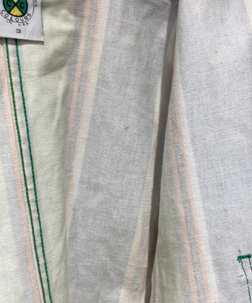 CROSS COLOURS（クロスカラーズ）CROSS COLOURS (クロスカラーズ) カバーオール グリーン×ブルー サイズ:3の古着・服飾アイテム