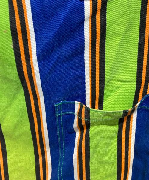 CROSS COLOURS（クロスカラーズ）CROSS COLOURS (クロスカラーズ) カバーオール グリーン×ブルー サイズ:3の古着・服飾アイテム