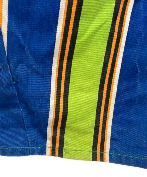 CROSS COLOURS（クロスカラーズ）CROSS COLOURS (クロスカラーズ) カバーオール グリーン×ブルー サイズ:3の古着・服飾アイテム