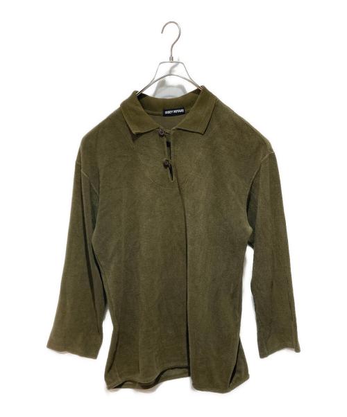 ISSEY MIYAKE（イッセイミヤケ）ISSEY MIYAKE (イッセイミヤケ) ポロシャツ グリーン サイズ:Mの古着・服飾アイテム