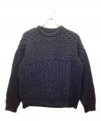 TAKAHIROMIYASHITA TheSoloIst.タカヒロミヤシタ ザソロイスト）の古着「fisherman's crew neck sweater.」｜ブラック