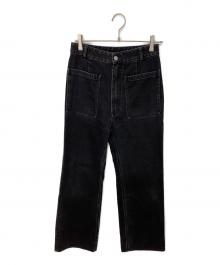 MM6 Maison Margiela（エムエムシックスメゾンマルジェラ）の古着「デニムパンツ」｜ブラック
