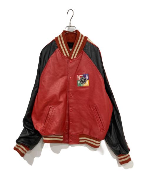 ALL STAR CAFE（オールスターカフェ）ALL STAR CAFE (オールスターカフェ) レザージャケット レッド サイズ:XLの古着・服飾アイテム