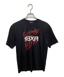 FIXER（フィクサー）の古着「FUCK the ART Reverse Print T」｜ブラック