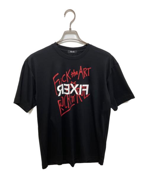 FIXER（フィクサー）FIXER (フィクサー) FUCK the ART Reverse Print T ブラック サイズ:SIZE XL 未使用品の古着・服飾アイテム