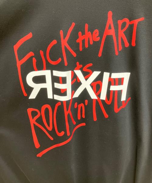 FIXER（フィクサー）FIXER (フィクサー) FUCK the ART Reverse Print T ブラック サイズ:SIZE XL 未使用品の古着・服飾アイテム
