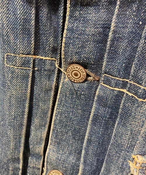 LEVI'S（リーバイス）LEVI'S (リーバイス) 506XX 1st デニムジャケット/BIGE/ 1枚袖 /片面タブ インディゴ サイズ:不明の古着・服飾アイテム