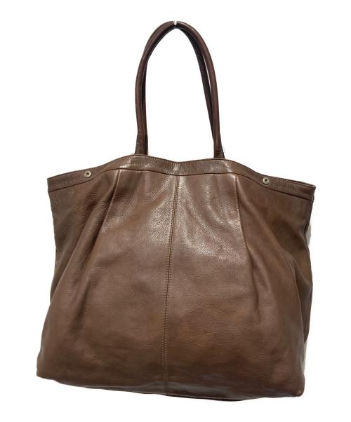 Vivienne Westwood（ヴィヴィアンウエストウッド）Vivienne Westwood (ヴィヴィアンウエストウッド) レザートートバッグ ブラウンの古着・服飾アイテム