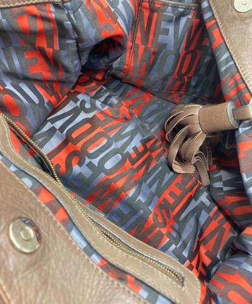 Vivienne Westwood（ヴィヴィアンウエストウッド）Vivienne Westwood (ヴィヴィアンウエストウッド) レザートートバッグ ブラウンの古着・服飾アイテム