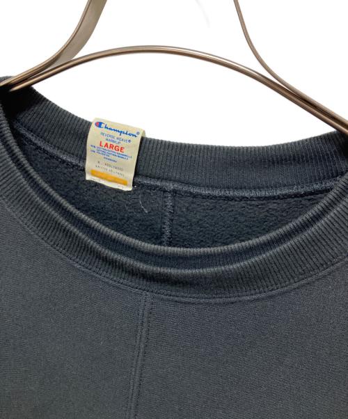 N.HOOLYWOOD（エヌ ハリウッド）N.HOOLYWOOD (エヌ ハリウッド) Champion REVERSE WEAVE (チャンピオン リバース ウィーブ) CREWNECK SWEATSHIRT ブラック サイズ:Lの古着・服飾アイテム
