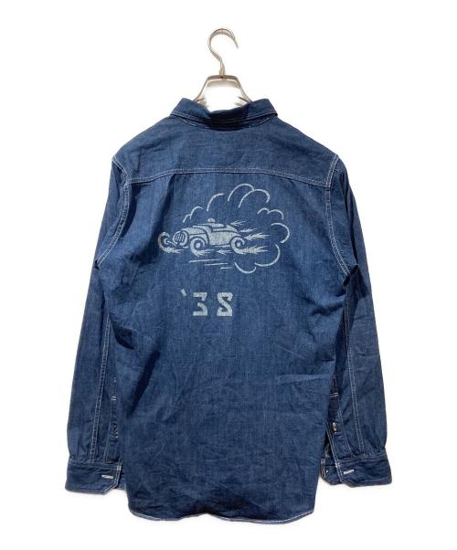freewheelers（フリーホイーラーズ）freewheelers (フリーホイーラーズ) デニムシャツ インディゴ サイズ:16の古着・服飾アイテム
