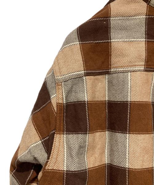 freewheelers（フリーホイーラーズ）FREEWHEELERS (フリーホイーラーズ) チェックシャツ ブラウン サイズ:16の古着・服飾アイテム