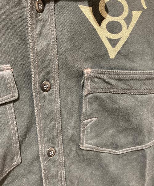 freewheelers（フリーホイーラーズ）freewheelers (フリーホイーラーズ) 1930s STYLE WORK SHIRT “ROGER 8” Gemsa ブラック サイズ:16の古着・服飾アイテム