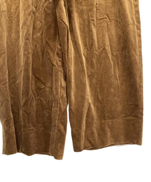 STUDIO NICHOLSON（スタジオ ニコルソン）STUDIO NICHOLSON (スタジオ ニコルソン) BEAMS PLUS (ビームスプラス) ALVY DOUBLE PLEAT PANT ブラウン サイズ:Lの古着・服飾アイテム