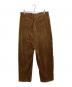 STUDIO NICHOLSON (スタジオ ニコルソン) BEAMS PLUS (ビームスプラス) ALVY DOUBLE PLEAT PANT ブラウン サイズ:L：22000円